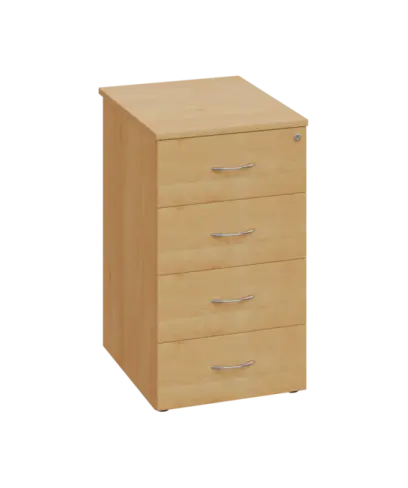 CKCP 2 - 65 kontejner přístavný, 4-zásuvkový, deska 25 mm, centrální zámek, javor horský